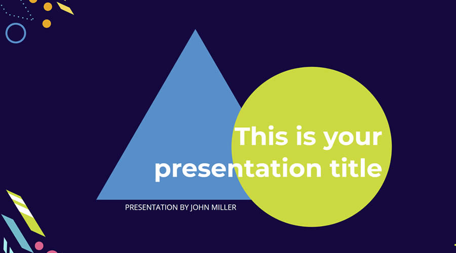 Creative google slides theme presentation template free