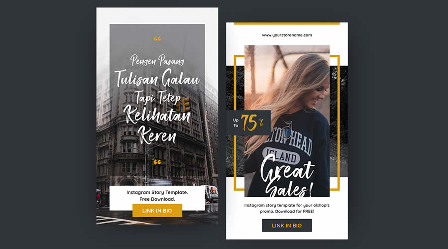 Story Quote Photoshop PSD Instagram Story Template Social Media