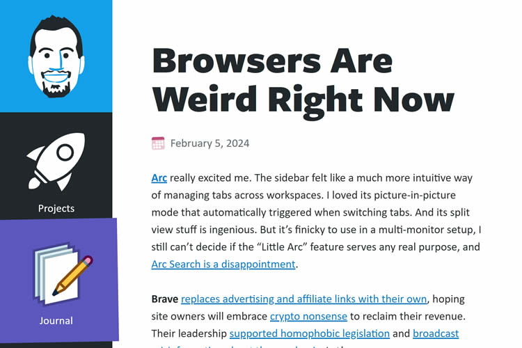 Browsers Are Weird Right Now