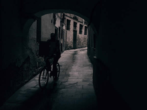 Active backlit bicycle photography inspiration