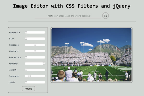  CSS Filter Tool
