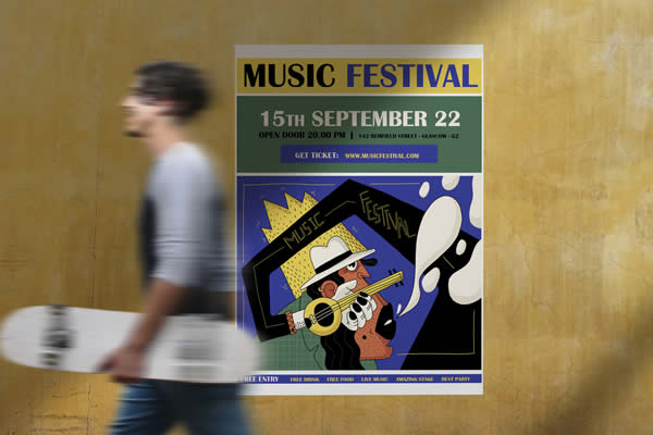 Music Festival Flyer Designed by Bolddreams