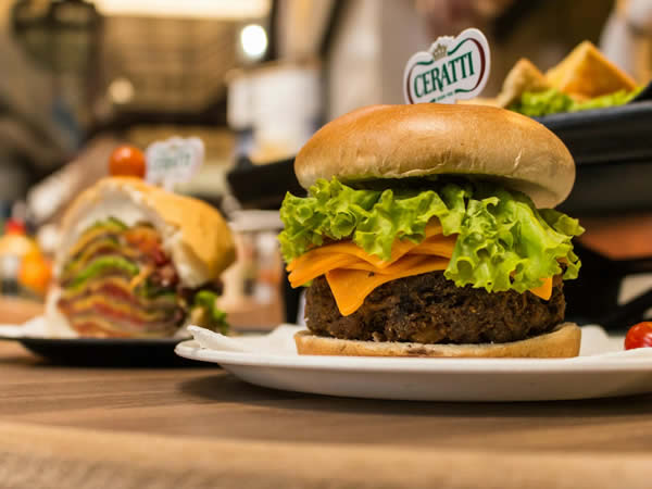 Cheesy Burger Sandwich food photography inspiration