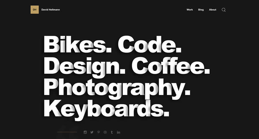 David Hellmann Inspiration Web Design Portfolio