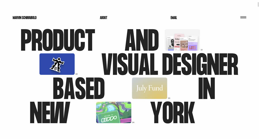 Marvin Schwaibold Inspiration Web Design Portfolio