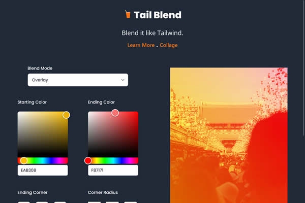 Tailblend Tiny CSS Tools for Web Designers