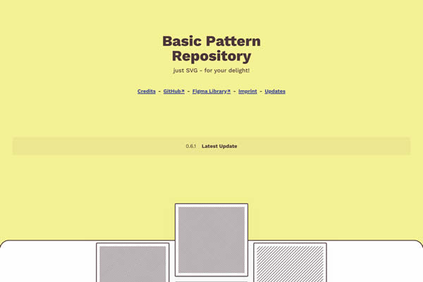 Basic Pattern Repository Tiny CSS Tools for Web Designers