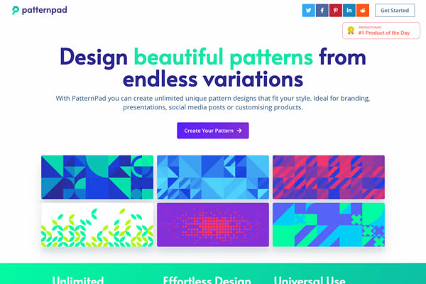 PatternPad Tiny CSS Tools for Web Designers