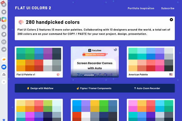 Flat UI Colors Tiny CSS Tools for Web Designers