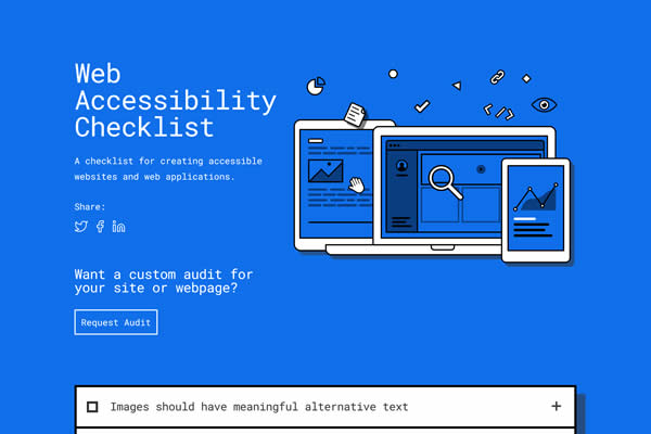 Web Accessibility Checklist Tiny CSS Tools for Web Designers