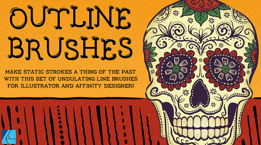 Outline Affinity Designer Free Brush Set