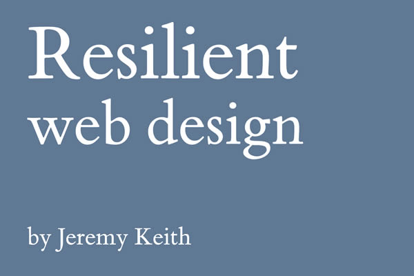 Resilient Web Design Free eBook for Web Designers Developers