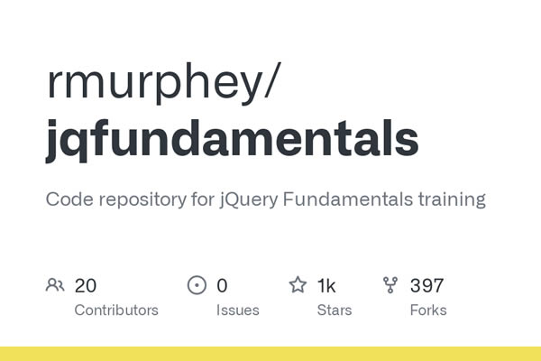 jQuery Fundamentals Free eBook for Web Designers Developers