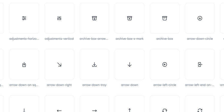 رایگان مجموعه نمادهای UI طراحی وب قهرمانان