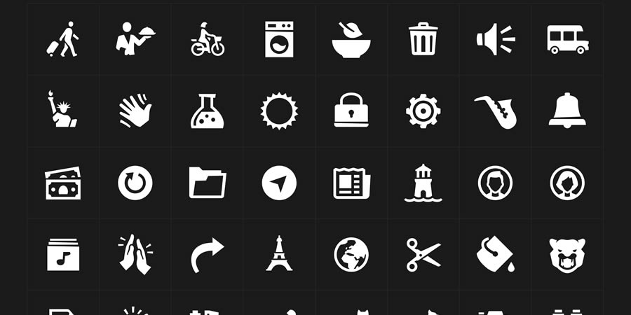 نمادهای رایگان Glyph Neue SVG PNG