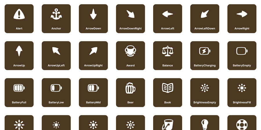 مجموعه آیکون رایگان UI طراحی وب نمادهای سنگریزه