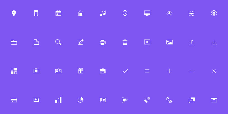 90 Free Line Solid Icons