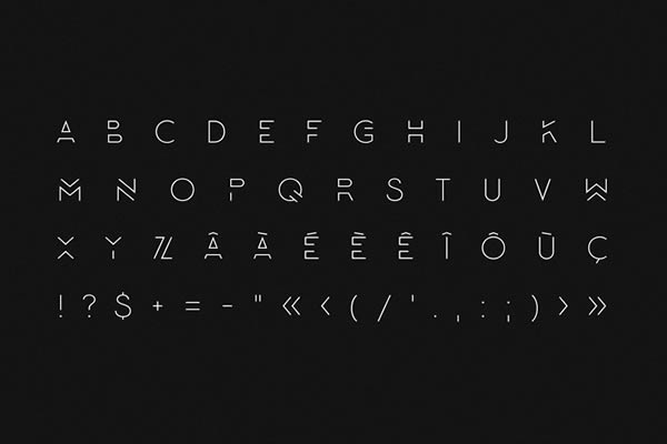 Lombok Futuristic Typeface رایگان