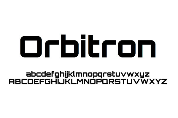 Orbitron هندسی Sans-Serif رایگان