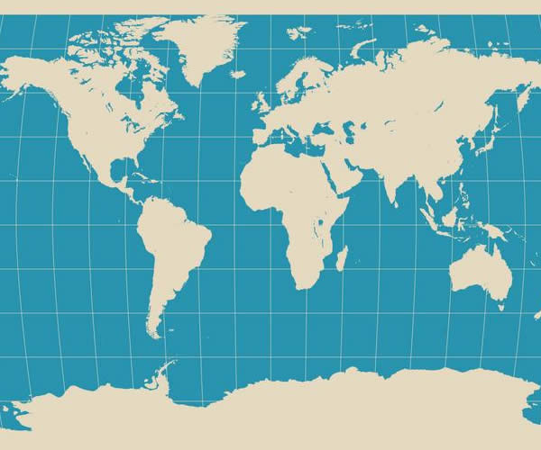 Vintage Vector World Map Free to Download