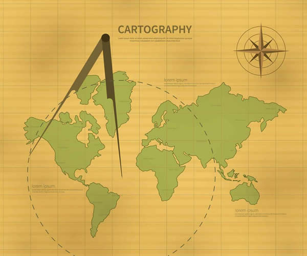Vintage Cartography Illustration Free to Download