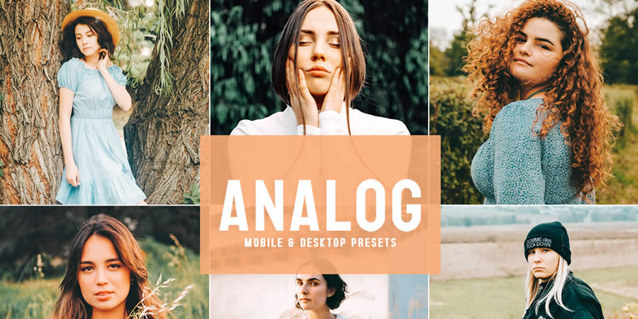 Analog Lightroom Presets For Mobile Desktop Analogue Film Free to Download