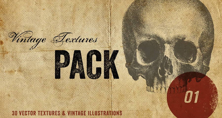 Vector Vintage Textures Pack Free