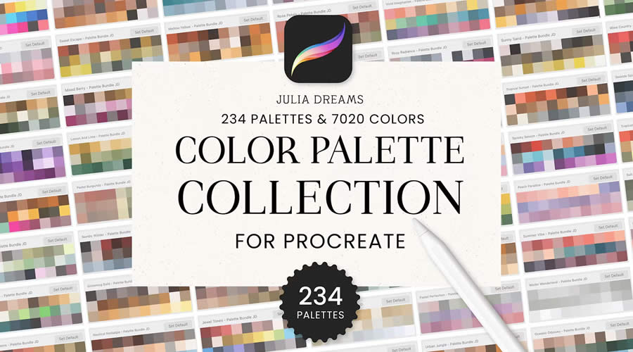 Color Palette Collection for Procreate