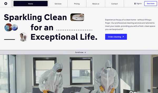 Cleaning Web Design Template Clean Web Design Inspiration Ideas