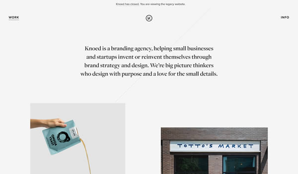 Knoed Creative Clean Web Design Inspiration Ideas