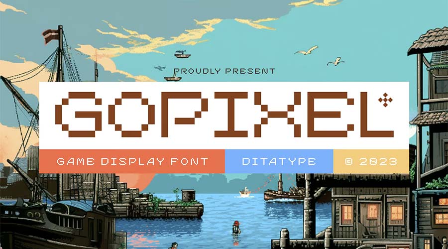 Go Pixel font