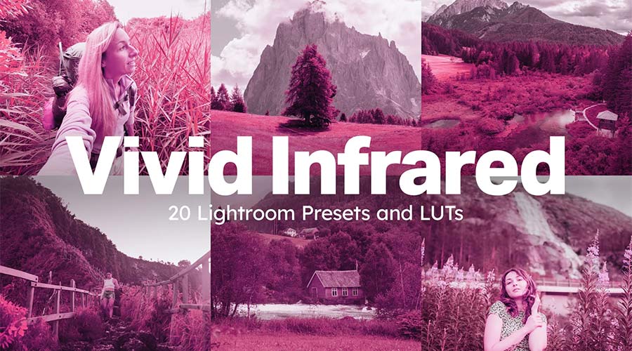 Infrared Color Grading Lightroom LUTs