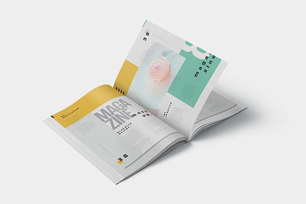 Magazine Design Mockups Photoshop Template