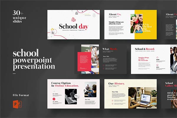 School Presentation PowerPoint Template