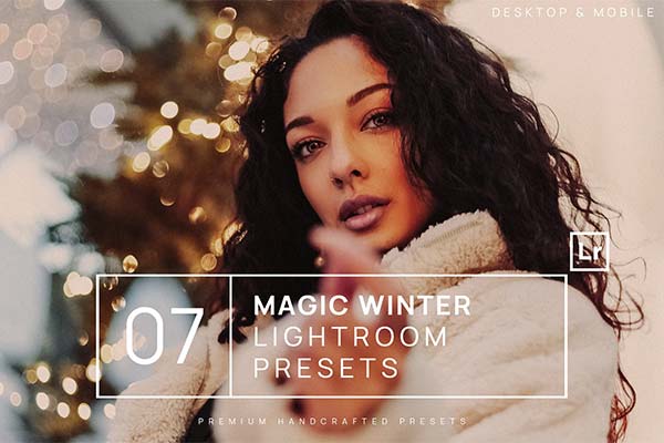 7 Magic Winter Lightroom Presets & Mobile