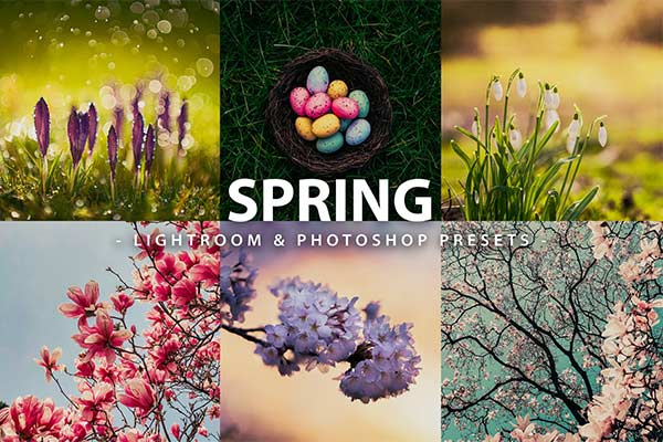 5 Spring Lightroom and Photoshop