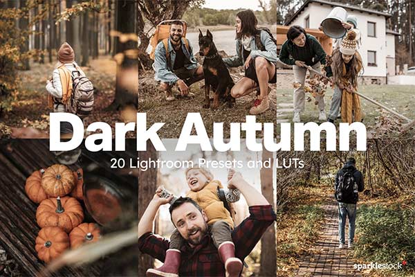 20 Dark Autumn Lightroom Presets and LUTs