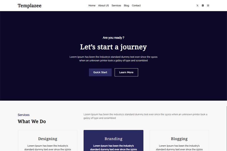 Templazee WordPress Theme