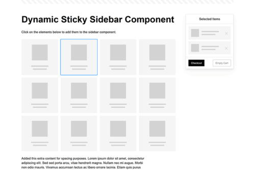 8 CSS & JavaScript Snippets for Creating Sticky Elements
