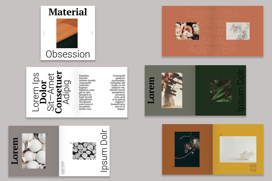 Modern Design Lookbook Template
