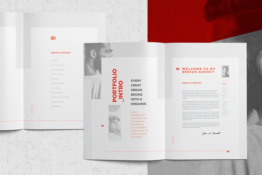 Portfolio Lookbook InDesign Template