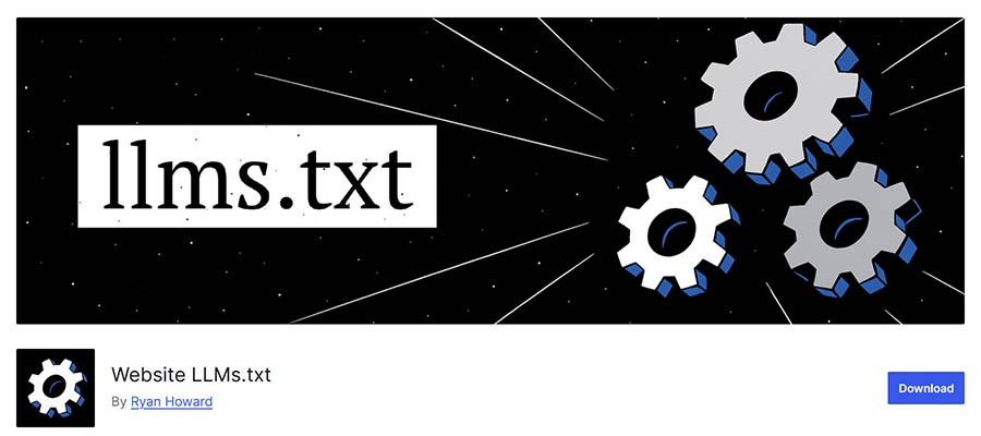 Website LLMs.txt WordPress plugin