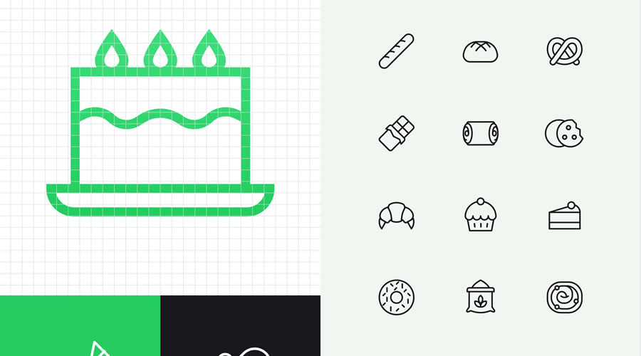 Bakery Icon Pack SVG PNG