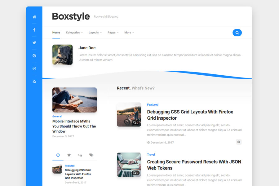  wordpress theme personal blog blogger blogging