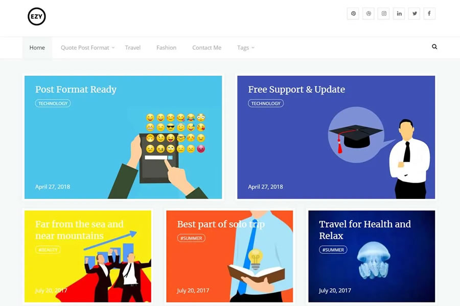  wordpress theme personal blog blogger blogging