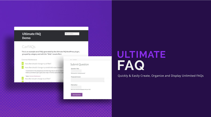 Ultimate FAQ WooCommerce FAQ System WordPress Customer Support Plugin