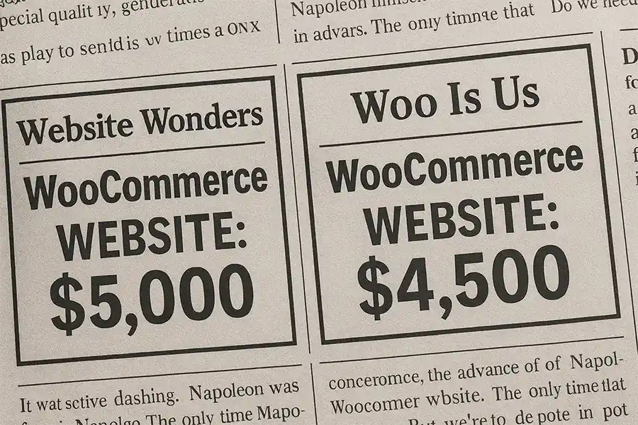 Publishing your prices can give your competitors an advantage