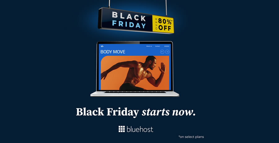 Bluehost WordPress Hosting Black Friday Deal