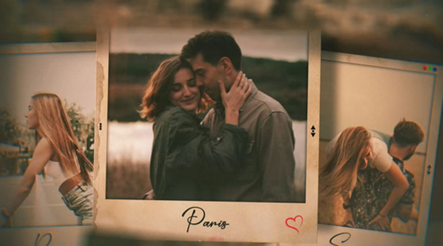 Romantic Photo Slideshow After Effects Template