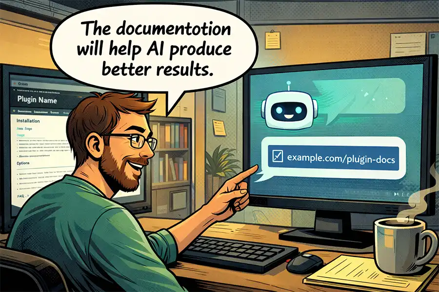 AI tools can use plugin documenation as a reference